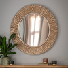 Falia Round Mirror Gold 900x35x900mm