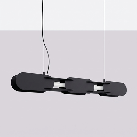 Lampa wisząca CHAIN 91 czarna LED 4000K