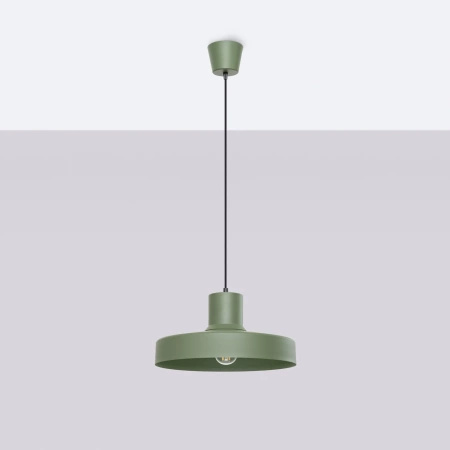 Lampa wisząca BILO zielona oliwka