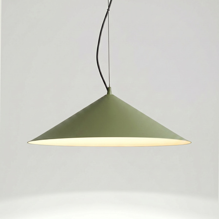 Lampa wisząca FINT zielona oliwka LED 3000K
