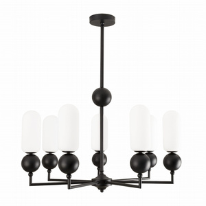 MAXLIGHT P0632 LAMPA WISZĄCA NOVA BLACK 7L
