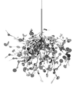 MOOSEE lampa wisząca MONETE SINGLE chrom