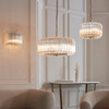 Valentina 5 Pendant Light Brushed Aged Brass