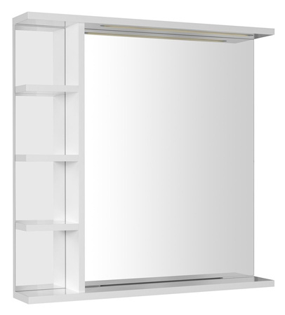 KORIN STRIP lustro z oświetleniem LED i półkami 70x70x12cm