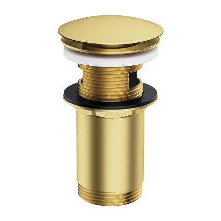 korek klik-klak do syfonu umywalkowego, mosiądz szczotkowany