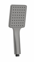 Słuchawka prysznicowa, 245mm, silikonowe dysze, ABS/gun metal