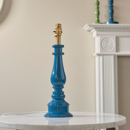 Myrtle Table Lamp Base Marlin Blue