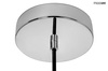 MOOSEE lampa wisząca DISCO srebrna