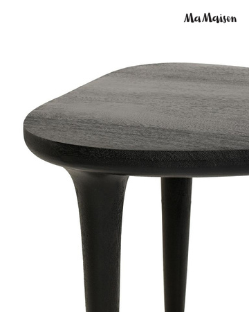 MaMaison stolik LAMINAR 49 czarny /       drewno