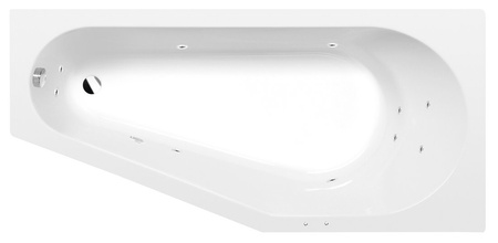 PROJEKTA R wanna z hydromasażem, 160x80x44cm, Active Hydro, chrom