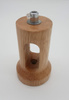 Lampa wisząca NORDIC WOODY biało-drewniana 35 cm