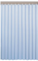 Zasłonka 180x200cm, winyl, niebieska