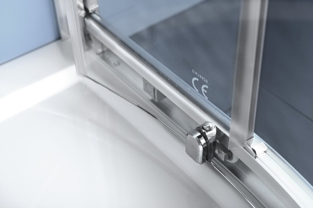 EASY kabina prysznicowa półokrągła 900x800mm, L/R, szkło czyste