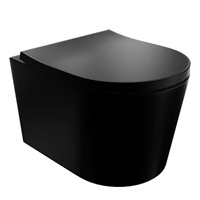 Miska wisząca z deską WC Versoni Black 3.0