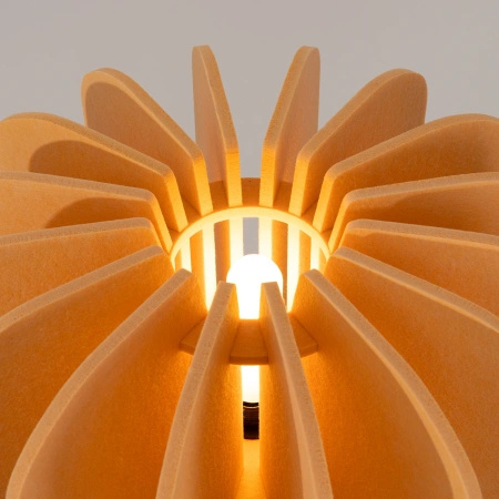 Lampa podłogowa MULA 45 żółta