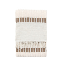Longshaw Woven Throw Natural 1300x1700mm
