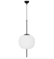 NOWOCZESNA LAMPA WISZĄCA CZARNA ALPINA D33