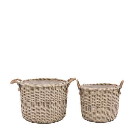 Paraiso Round Baskets (Set of 2)