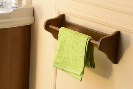 RETRO wieszak na ręczniki, 50x17cm, buk