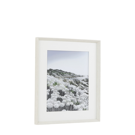 Waves and Wild Flowers I Framed Art 550x40x650mm