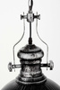 LAMPA WISZĄCA INDUSTRIALNA DUŻA STARE SREBRO ELIGIO W1