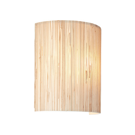 Kinkiet Longshore – czarny / naturalny, 23 × 12 × 26 cm