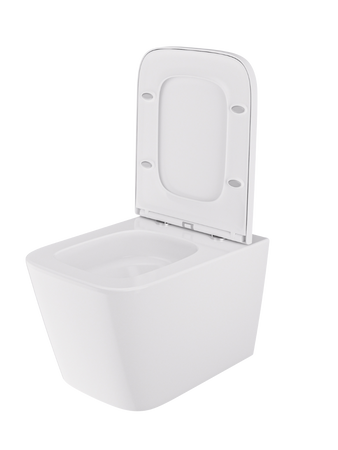 Miska WC z deską VORTEX wisząca owalna biały połysk GRAVIS TR2216R