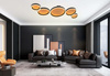 9069-504 Lampa sufitowa piątka BORDEAUX