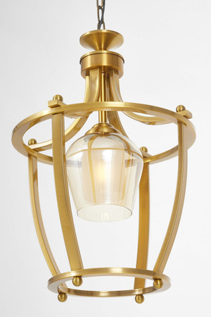 LAMPA WISZĄCA LOFT ZŁOTA BROOKLYN L1