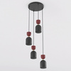 GAUDI 4PREM BLACK BURGUNDY
