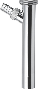 Przedłużka z przyłączem do pralki 5/4", odpływ 32mm, długość 200mm, chrom