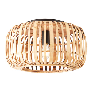 Lampa sufitowa Mathias – naturalna, 40,5 × 40,5 × 23 cm