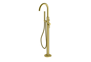 Axel Brushed Gold Bateria wannowa wolnostojąca