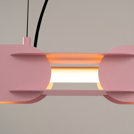 Lampa wisząca CHAIN 91 różowa LED 3000K