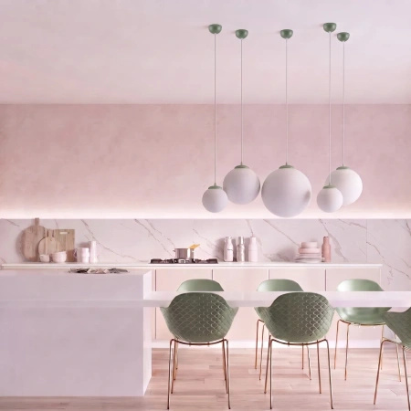 Lampa wisząca UGO 40 zielona oliwka