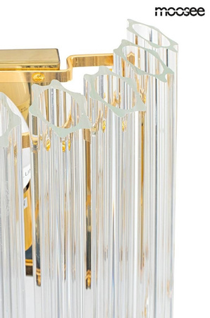 MOOSEE lampa ścienna PALACE złota