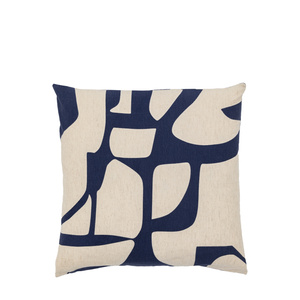 Skara Graphic Cushion Ink Blue 450x450mm