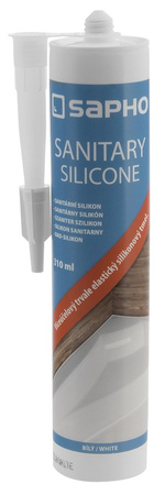 Silikon sanitarny, 310ml, biały