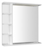 KORIN STRIP lustro z oświetleniem LED i półkami 70x70x12cm