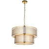 Cordero 6 Pendant Light Gold/White