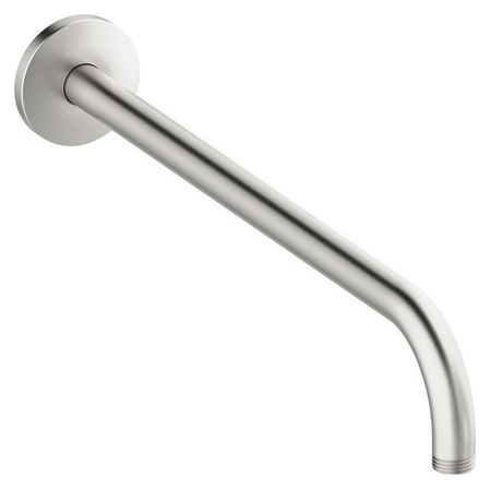 Ścienne ramię deszczowni - długie stal pvd