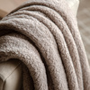 Teddy Fleece Throw Taupe 1300x1800mm