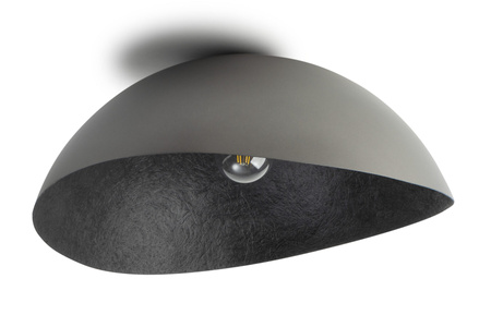 SOLARIS XL plafon srebrny/czarny