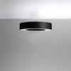 Żyrandol SATURNO 90 czarny