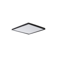 AZPO lampa sufitowa LED 225x225mm, 12,3W, 3000/4000/6000K,IP54, czarny mat