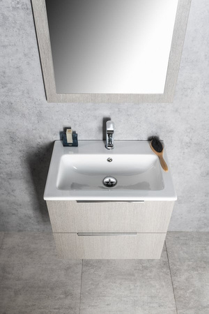 PRACTICO umywalka meblowa ceramiczna 60x40cm, biały