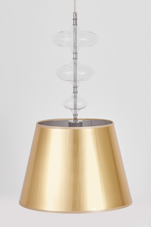 NOWOCZESNA LAMPA WISZĄCA ZŁOTO-PRZEZROCZYSTA VENEZIANA NEO W1