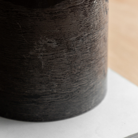 LED 3 Wick Candle Mocha 150x150x150mm