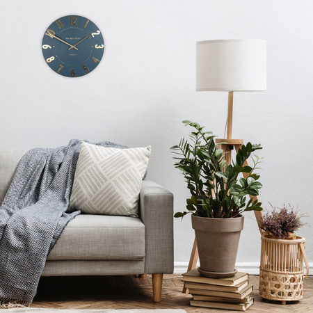 Mulberry Wall Clock Midnight Blue 12in