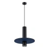 Lampa wisząca PELTA 1 czarna/granatowa